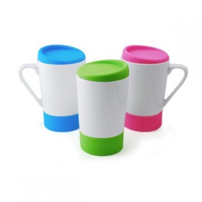 MGS0386 Ceramic Mug with Lid - 450ml