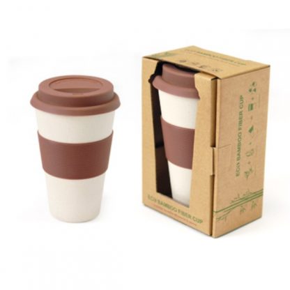 MGS0509 Bamboo Fibre Mug with Lid & Sleeve - 350ml