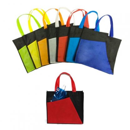 NWB0041 Black A3 2-Tone Non-Woven Bag