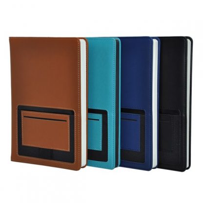 ORN0259 A5 Hard Cover Notebook with Front Card & Pen Slot