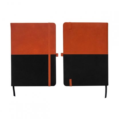 ORN0272 B6 Notebook - Orange/Black