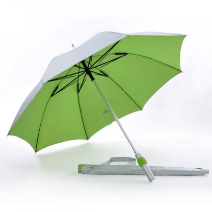 UMB0100 24″ Auto Open UV Long Umbrella - Lime Green