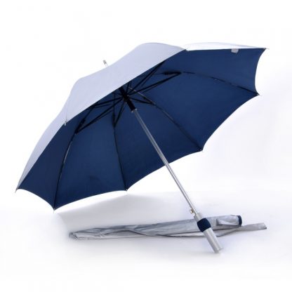 UMB0100 24″ Auto Open UV Long Umbrella - Navy