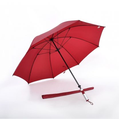 UMB0103 - 30" Nylon Windproof Golf Umbrella - Maroon