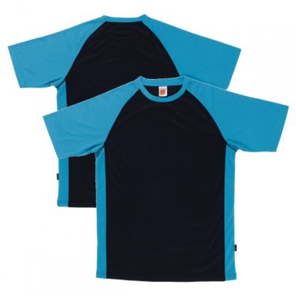 APP0093 Quick Dry Raglan T-shirt - Navy/Sea Blue