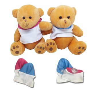LSP0548 Teddy Bear with Hoodie - 15cm Height