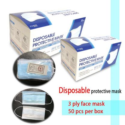 LSP0620 Adult 3-Ply Disposable Protective Mask