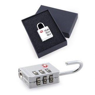 TT0345 TSA Padlock with 3 Dial Combination