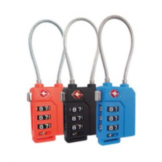 TT0365 3-Dial TSA metal Cable lock
