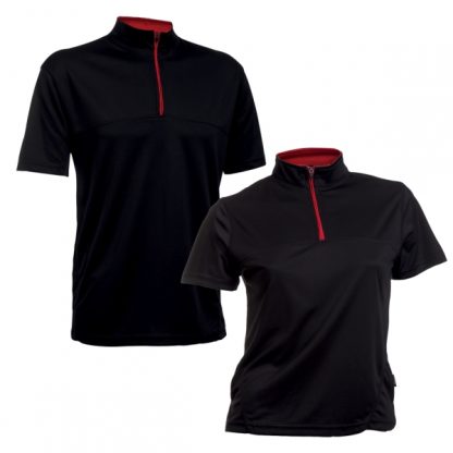 APP0067 Quick Dry Zip Neck T-shirt