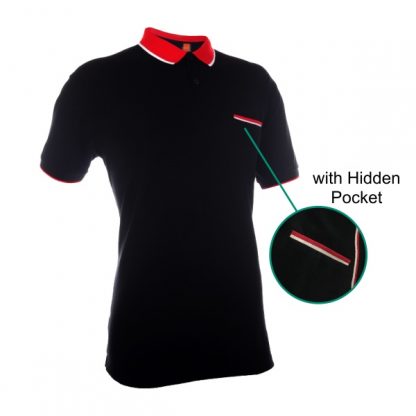 APP0108 Honey Comb Polo T-shirt with Hidden Pocket
