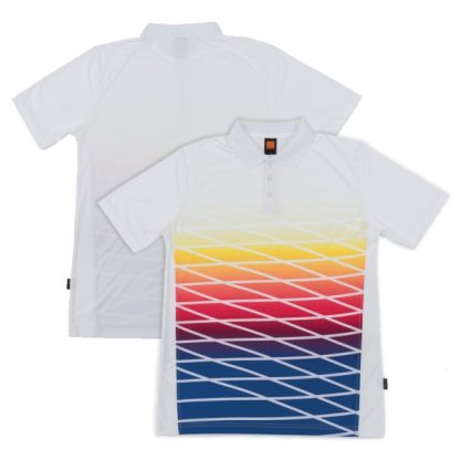 APP0129 Quick Dry Sublimation Printing Polo T-shirt - White