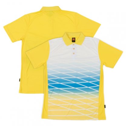 APP0129 Quick Dry Sublimation Printing Polo T-shirt - Yellow