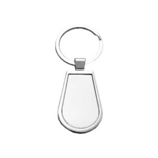 KEY0136 Water Drop Shape Metal Keychain