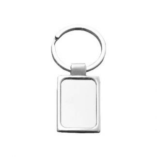 KEY0138 Rectangle Shape Metal Keychain