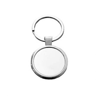 KEY0139 Round Shape Metal Keychain