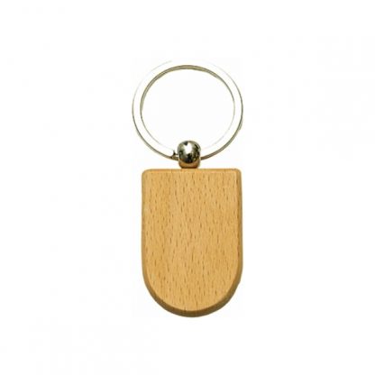 KEY0145 Wooden Metal Keychain