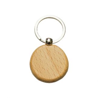 KEY0146 Wooden Metal Keychain