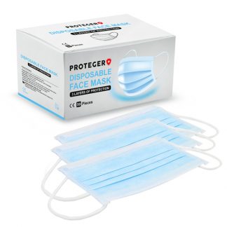 LSP0622 PROTEGER 3 Ply Disposable Face Mask