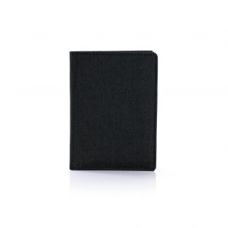 LSP0635 Snow Canvas Passport Holder