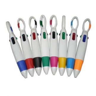 PEN0303 - 4 Ink Carabiner Ballpen