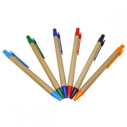 PEN0512 PEN Recycle Pen with Coloured Clip