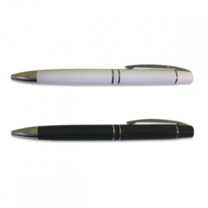 PEN0542 Metal Ball Pen with Silver Clip & Tip