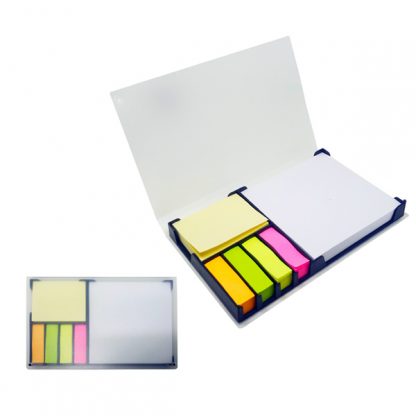 STA0646 Notepad with Post-it in Translucent PVC Cover