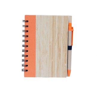 STA0663 Bamboo Notebook with Pen