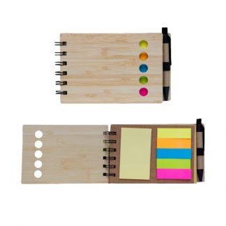 STA0664 Bamboo Notepad with Pen