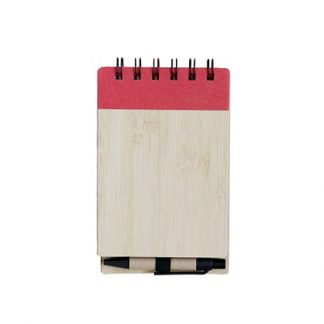 STA0665 Bamboo Notepad with Pen