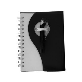 STA0667 Plastic Cover Notepad with Pen