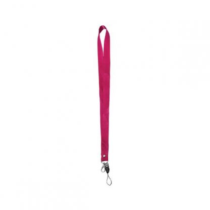 STA0691 - 20mm Nylon Lanyard with Metal Hook & Handphone Clip