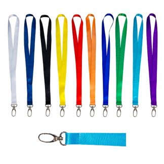 STA0696 – 20mm Nylon Lanyard with Metal Hook