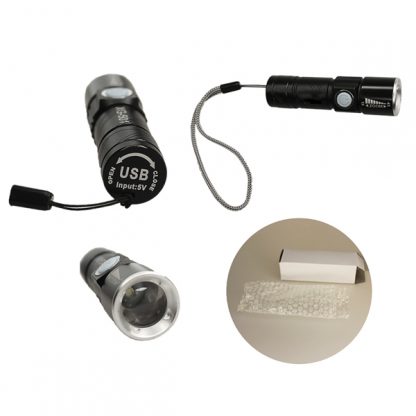 TT0328 Torchlight with USB Rechargeable Battery & Strap