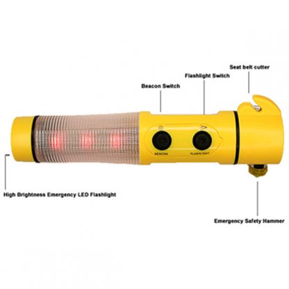 TT0339 5-in-1 Plastic Safety Torchlight