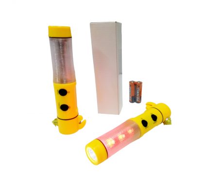 TT0339 5-in-1 Plastic Safety Torchlight