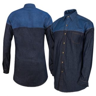 APP0199 Denim Long Sleeve Shirt