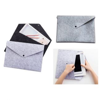 BG1019 A4 Felt Document Bag with Button