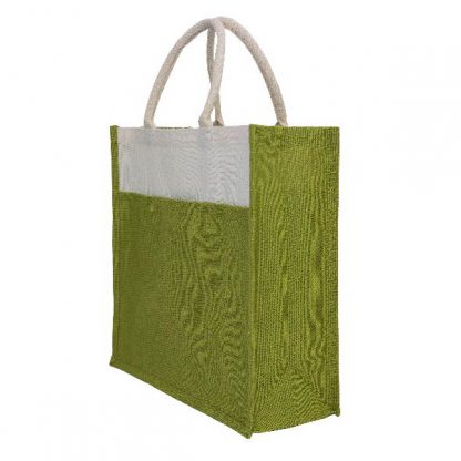 BG1034 Jute Bag with Front Pocket