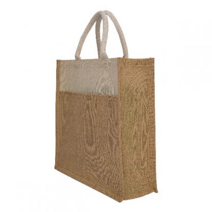 BG1034 Jute Bag with Front Pocket