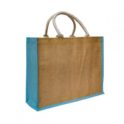 BG1040 Coloured Sided Jute Bag – Landscape