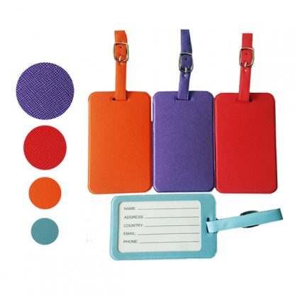 LSP0674 PU Luggage Tag with Belt