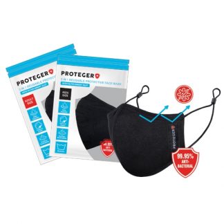 LSP0677 PROTEGER 2 in 1 Reusable Face Mask (Non-Medical) - Adults/Kids
