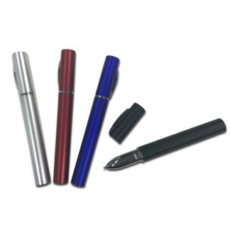 PEN0555 Metallic Plastic Pen with Cap