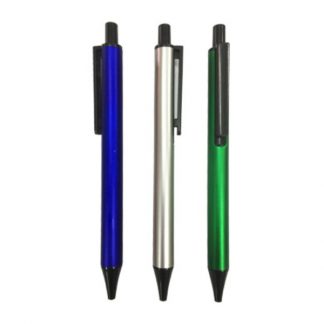 PEN0556 Plastic Metallic Pen with Black Ink