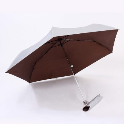 UMB0072 Rubber Handle Foldable Slim Umbrella