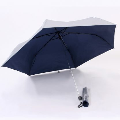 UMB0072 Rubber Handle Foldable Slim Umbrella