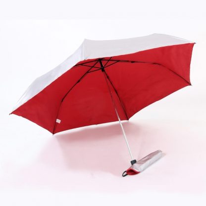 UMB0072 Rubber Handle Foldable Slim Umbrella