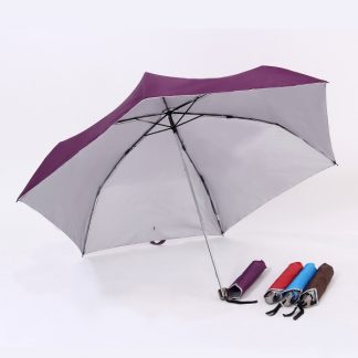 UMB0073 Rubber Handle Foldable Slim Umbrella